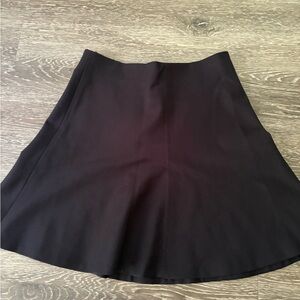 LOFT Classic Black A-Line Skirt